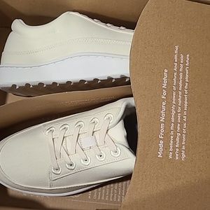 Allbirds Canvas Pacer Natural White Blizzard waterproof, brand new